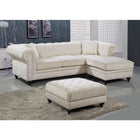 Meridian Furniture Sabrina Velvet Reversible 2pc. Sectional Sofa - Sofas