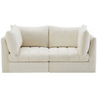 Meridian Furniture Jacob Velvet Modular Sofa S66 - Sofas