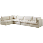 Meridian Furniture Jacob Velvet Modular Sectional 5A - Sofas