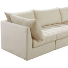 Meridian Furniture Jacob Velvet Modular Sofa S140 - Sofas