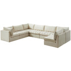Meridian Furniture Jacob Velvet Modular Sectional 7A - Sofas