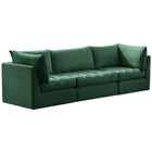 Meridian Furniture Jacob Velvet Modular Sofa S103 - Green - Sofas