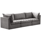 Meridian Furniture Jacob Velvet Modular Sofa S103 - Grey - Sofas