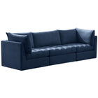 Meridian Furniture Jacob Velvet Modular Sofa S103 - Navy - Sofas