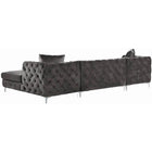 Meridian Furniture Gail Velvet 3pc. Sectional Sofa - Sofas