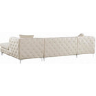 Meridian Furniture Gail Velvet 3pc. Sectional Sofa - Sofas