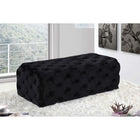 Meridian Furniture Casey Velvet Ottoman / Bench - Benches