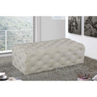 Meridian Furniture Casey Velvet Ottoman / Bench - Benches