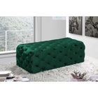 Meridian Furniture Casey Velvet Ottoman / Bench - Benches