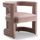 Meridian Furniture Blair Velvet Accent Chair - Pink - Chairs