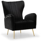 Meridian Furniture Opera Velvet Accent Chair - Black - Chairs