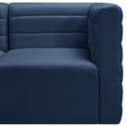 Meridian Furniture Quincy Velvet Modular Cloud-Like Comfort Sofa S63 - Sofas