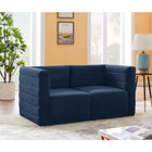 Meridian Furniture Quincy Velvet Modular Cloud-Like Comfort Sofa S63 - Sofas
