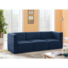 Meridian Furniture Quincy Velvet Modular Cloud-Like Comfort Sofa S95 - Sofas