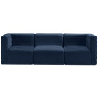Meridian Furniture Quincy Velvet Modular Cloud-Like Comfort Sofa S95 - Sofas