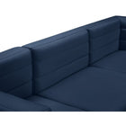 Meridian Furniture Quincy Velvet Modular Cloud-Like Comfort Sectional 4A - Sofas