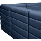 Meridian Furniture Quincy Velvet Modular Cloud-Like Comfort Sectional 5A - Sofas