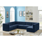 Meridian Furniture Quincy Velvet Modular Cloud-Like Comfort Sectional - Sofas