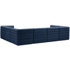 Meridian Furniture Quincy Velvet Modular Cloud-Like Comfort Sectional - Sofas