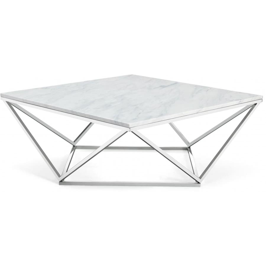 Meridian Furniture Skyler Chrome Coffee table - Coffee Tables