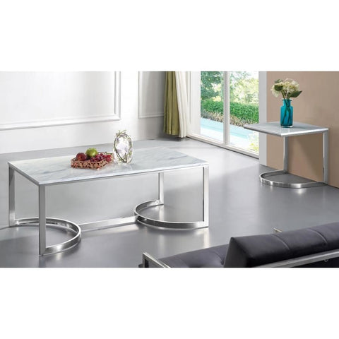 Meridian Furniture Copley Chrome Coffee table - Coffee Tables