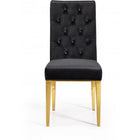 Meridian Furniture Capri Velvet Dining Chair-Set of 2 - Dining Chairs