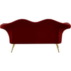 Meridian Furniture Lips Velvet Loveseat - Loveseats