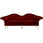 Meridian Furniture Lips Velvet Sofa - Sofas