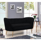 Meridian Furniture Margo Velvet Loveseat - Loveseats