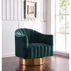 Meridian Furniture Farrah Gold Velvet Chair - Chairs