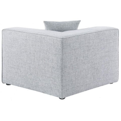 Meridian Furniture Cube Modular Corner Chair - Grey - Chairs
