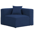 Meridian Furniture Cube Modular Corner Chair - Navy - Chairs