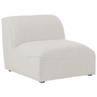 Meridian Furniture Miramar Modular Armless Chair - Cream - Chairs
