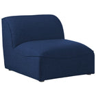 Meridian Furniture Miramar Modular Armless Chair - Navy - Chairs