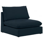 Meridian Furniture Mackenzie Modular Armless Chair - Navy - Chairs
