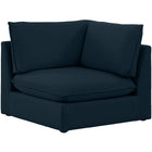 Meridian Furniture Mackenzie Modular Corner Chair - Navy - Chairs