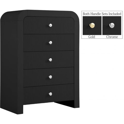 Meridian Furniture Artisto Chest - Black - Chest