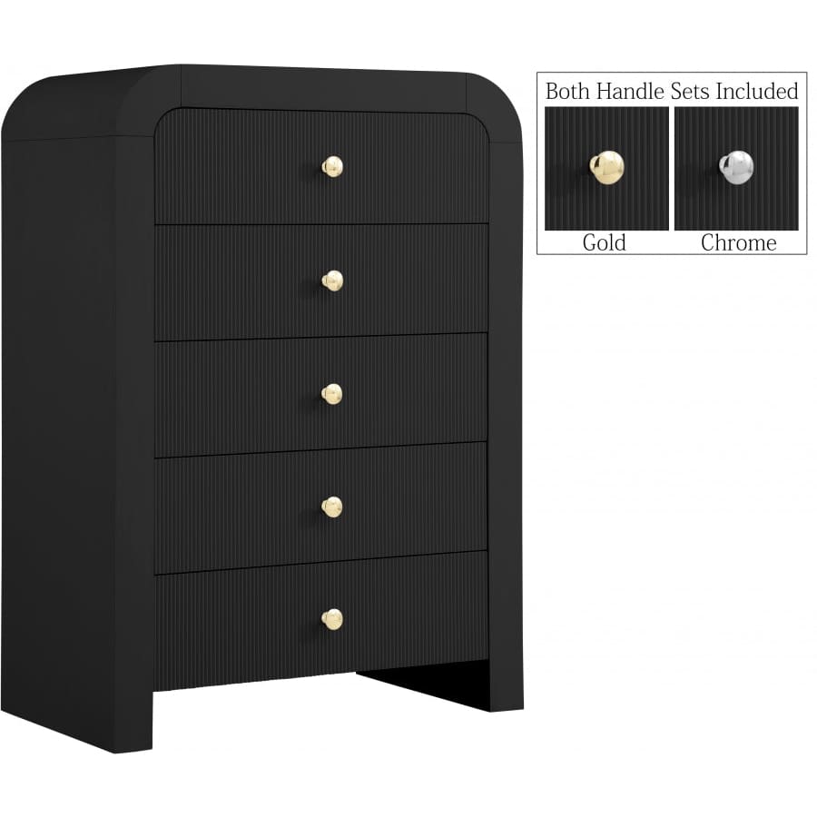 Meridian Furniture Artisto Chest - Black - Chest