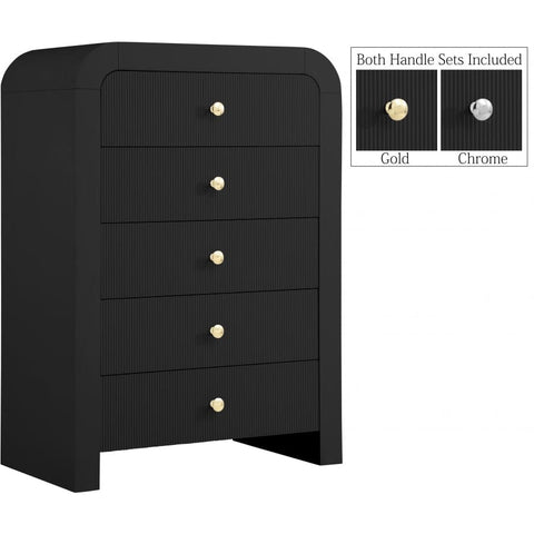 Meridian Furniture Artisto Chest - Black - Chest