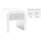 Meridian Furniture Artisto End Table - White - End Table