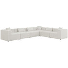 Meridian Furniture Cube Modular Sectional 6A - Cream - Sofas