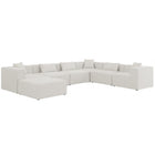 Meridian Furniture Cube Modular Sectional 7As - Cream - Sofas