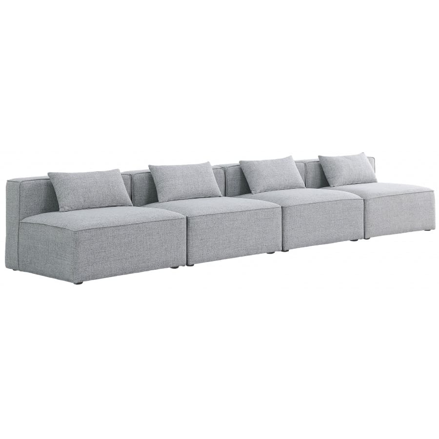 Meridian Furniture Cube Modular Sofa S144A - Grey - Sofas