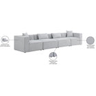 Meridian Furniture Cube Modular Sofa S144B - Sofas