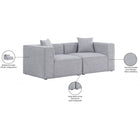 Meridian Furniture Cube Modular Sofa S72B - Sofas