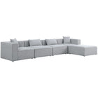 Meridian Furniture Cube Modular Sectional 5A - Sofas