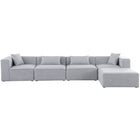 Meridian Furniture Cube Modular Sectional 5A - Sofas