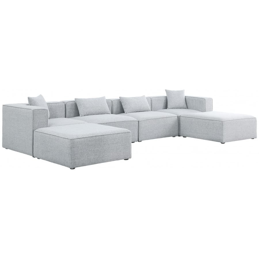 Meridian Furniture Cube Modular Sectional 6B - Sofas