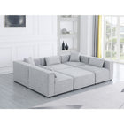 Meridian Furniture Cube Modular Sectional 6C - Sofas