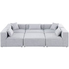 Meridian Furniture Cube Modular Sectional 6C - Sofas